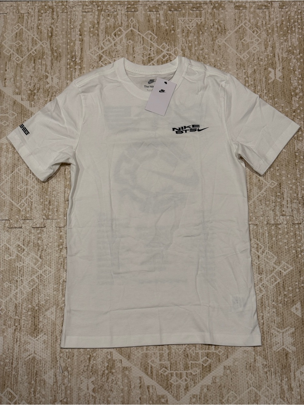 BTS Nike White Short Sleeve Tee